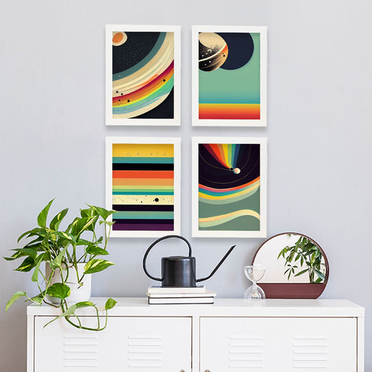Modern Full Color Artistic Galaxy Illustrations for Interior Design and Decoration Size Set Collection 6-Artwork-Nacnic-Nacnic Estudio SL