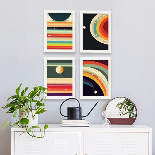 Modern Full Color Artistic Galaxy Illustrations for Interior Design and Decoration Size Set Collection 9-Artwork-Nacnic-Nacnic Estudio SL