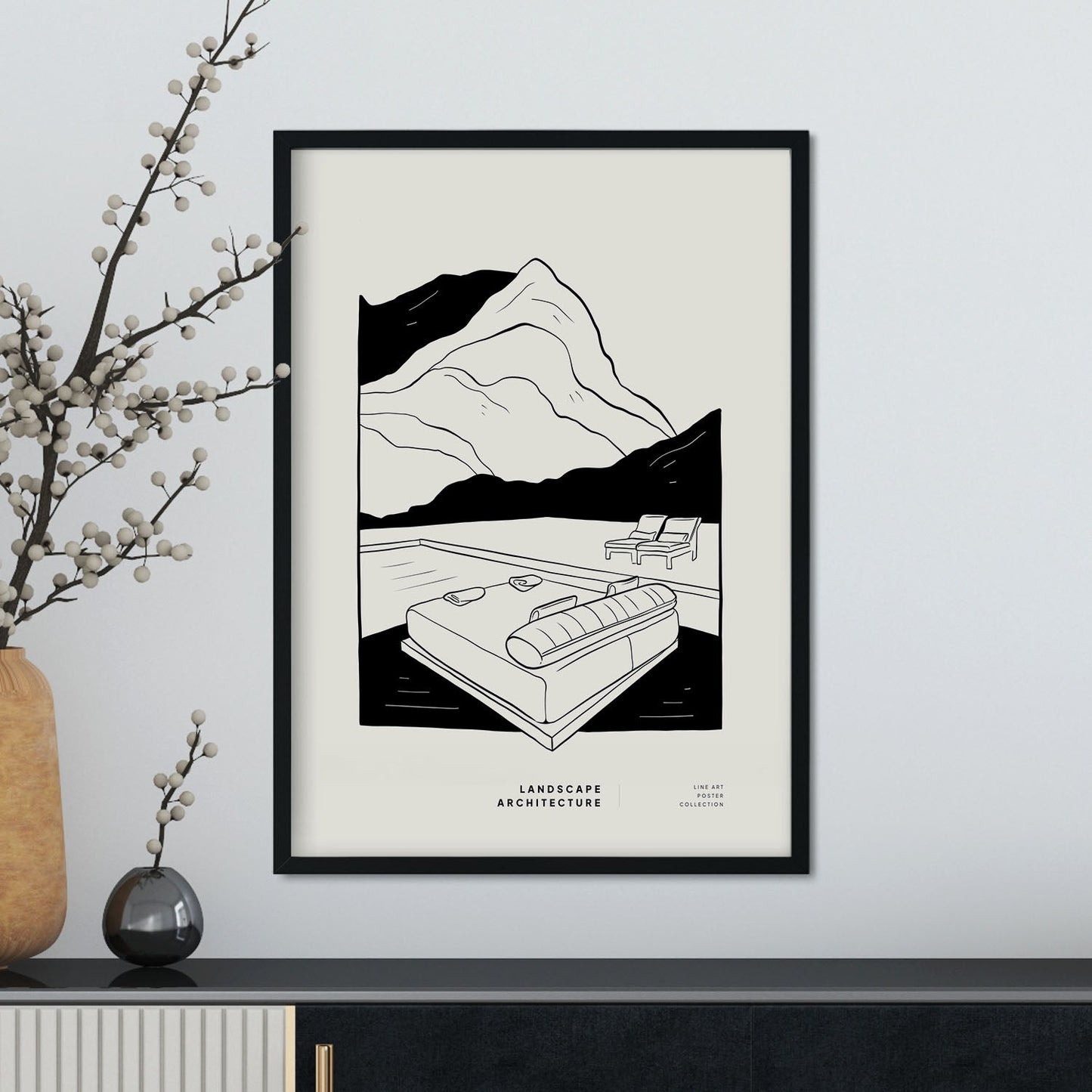 Mountain Backyard-Artwork-Nacnic-Nacnic Estudio SL