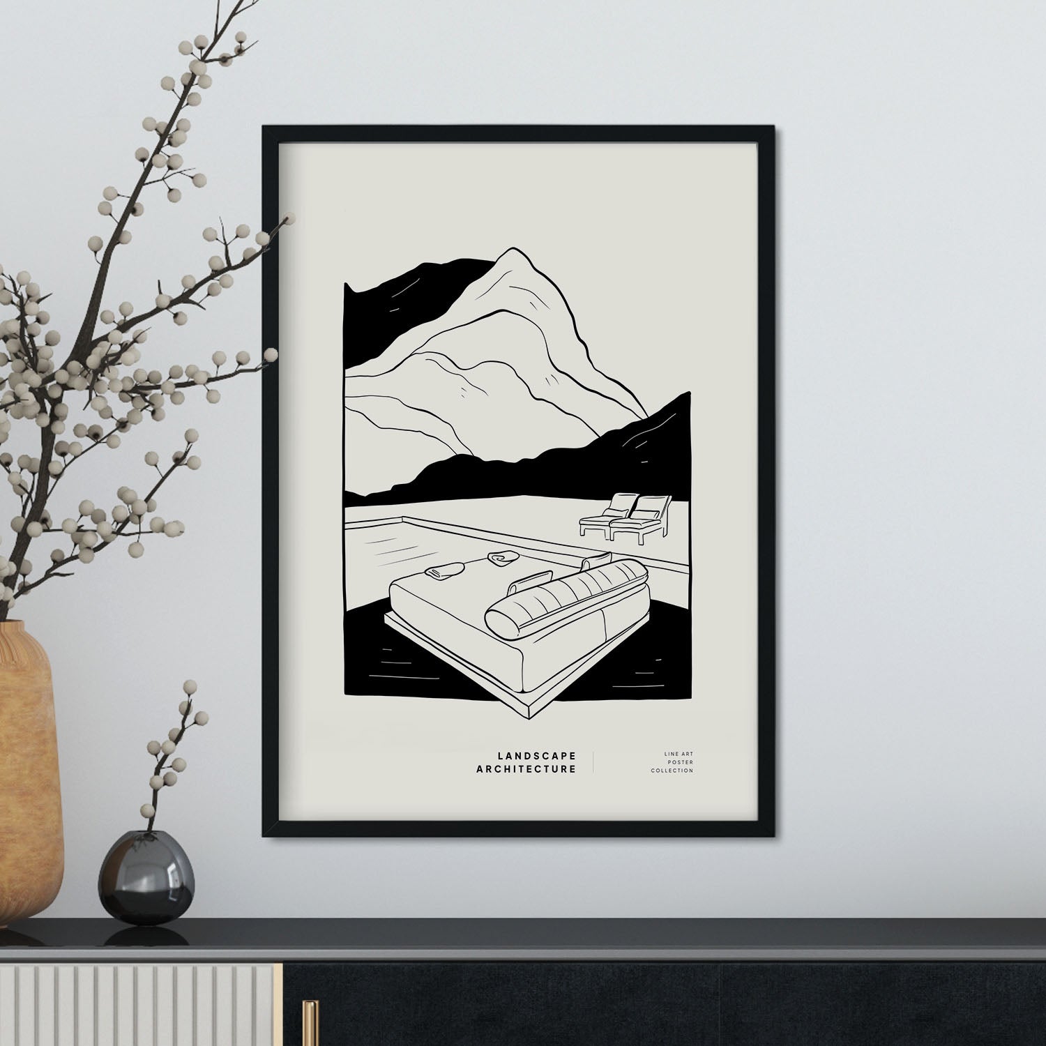 Mountain Backyard-Artwork-Nacnic-Nacnic Estudio SL