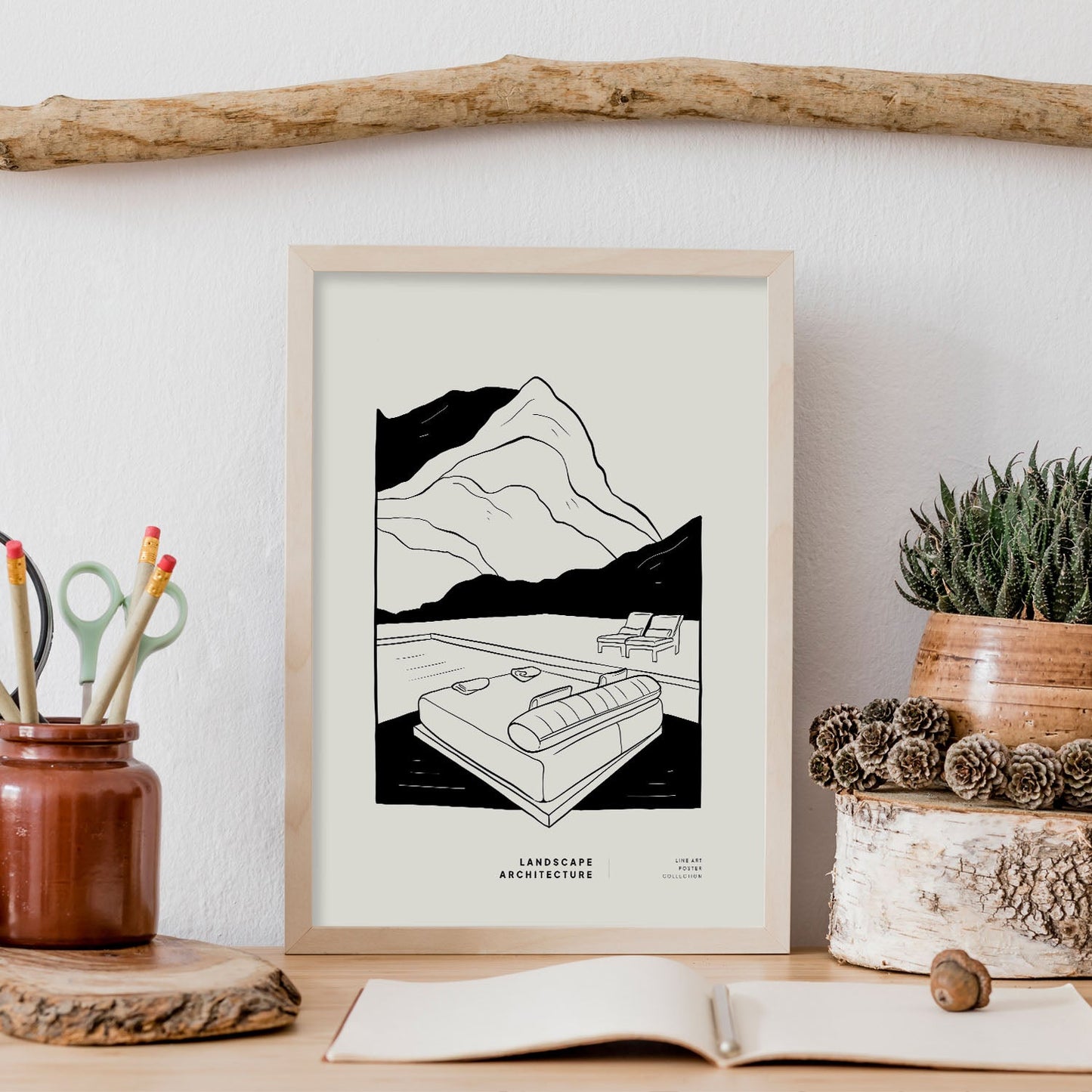 Mountain Backyard-Artwork-Nacnic-Nacnic Estudio SL