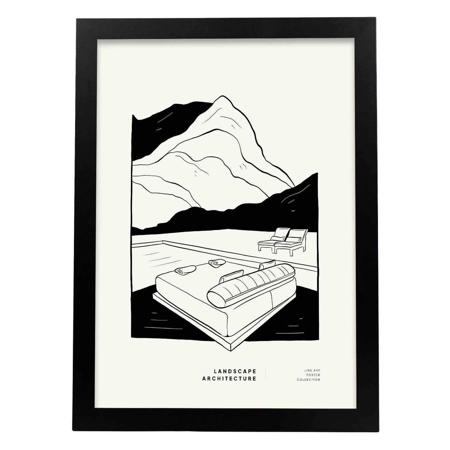 Mountain Backyard-Artwork-Nacnic-A3-Sin marco-Nacnic Estudio SL
