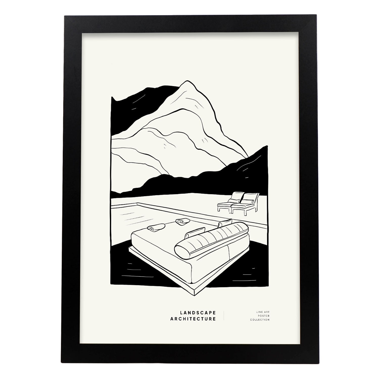 Mountain Backyard-Artwork-Nacnic-A3-Sin marco-Nacnic Estudio SL