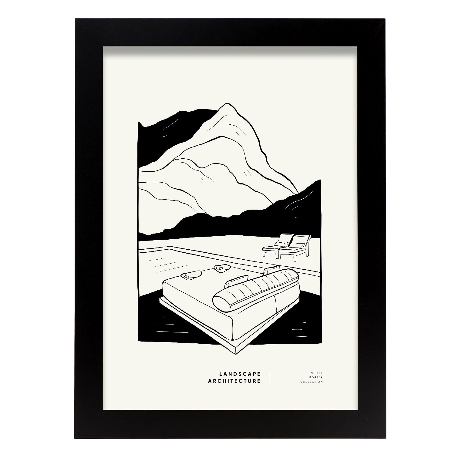 Mountain Backyard-Artwork-Nacnic-A4-Sin marco-Nacnic Estudio SL