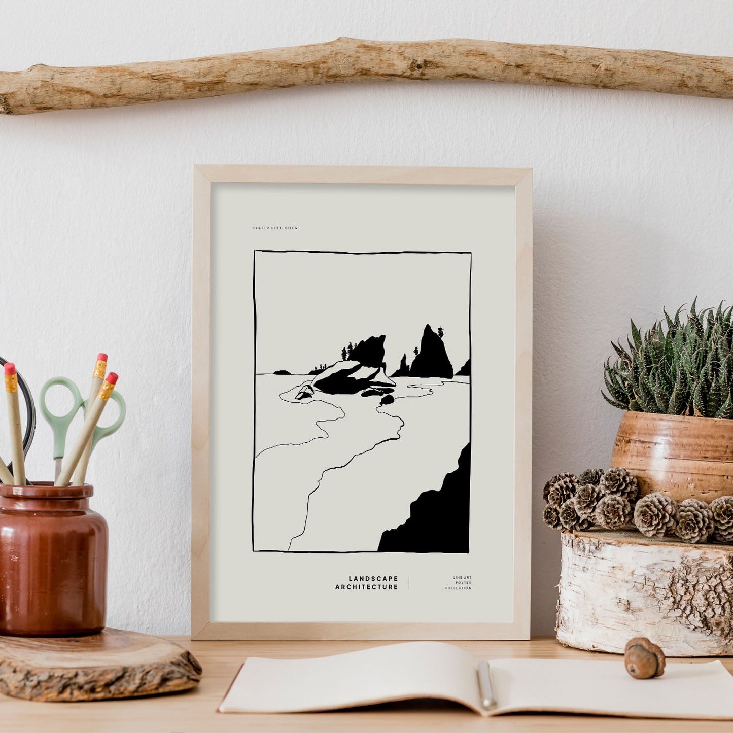 Mountain ocean-Artwork-Nacnic-Nacnic Estudio SL