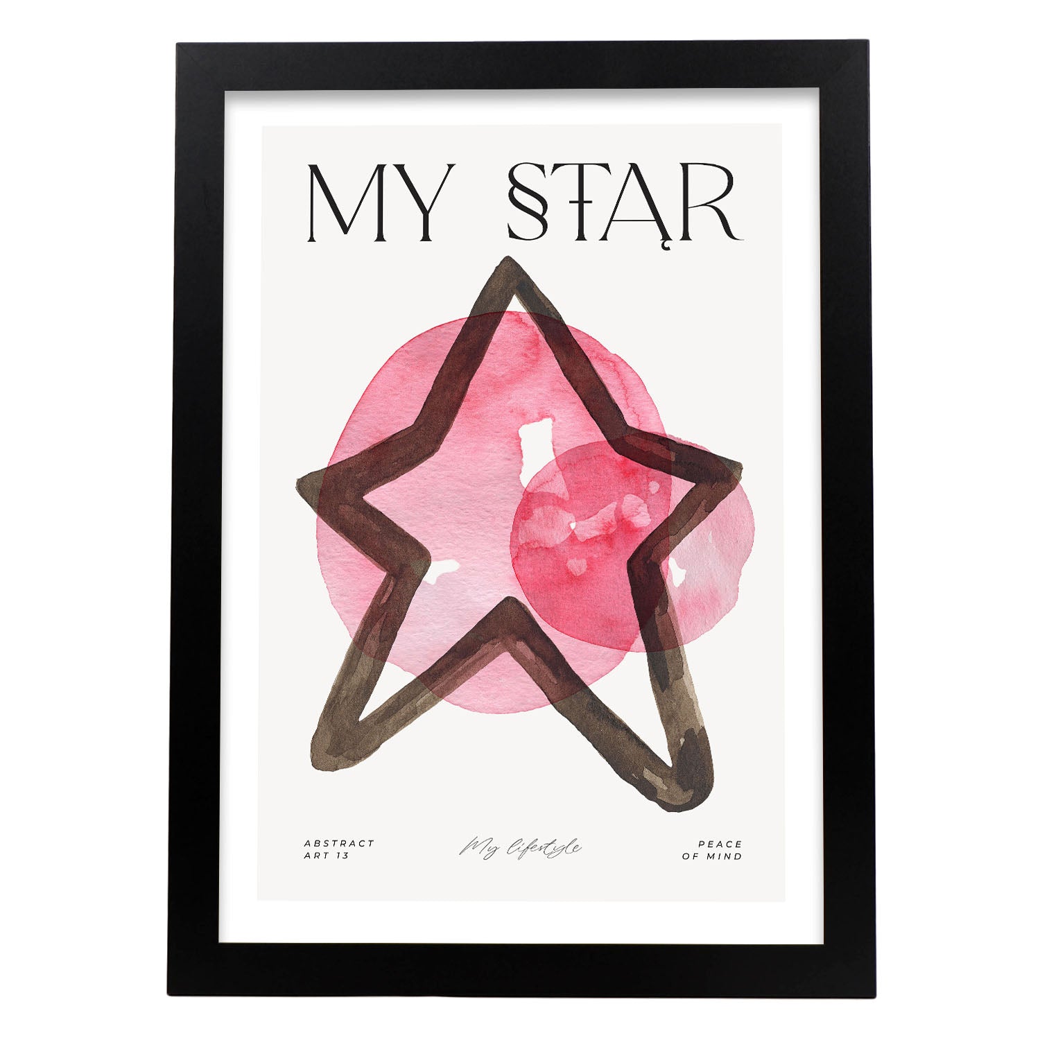 My star-Artwork-Nacnic-A3-Sin marco-Nacnic Estudio SL