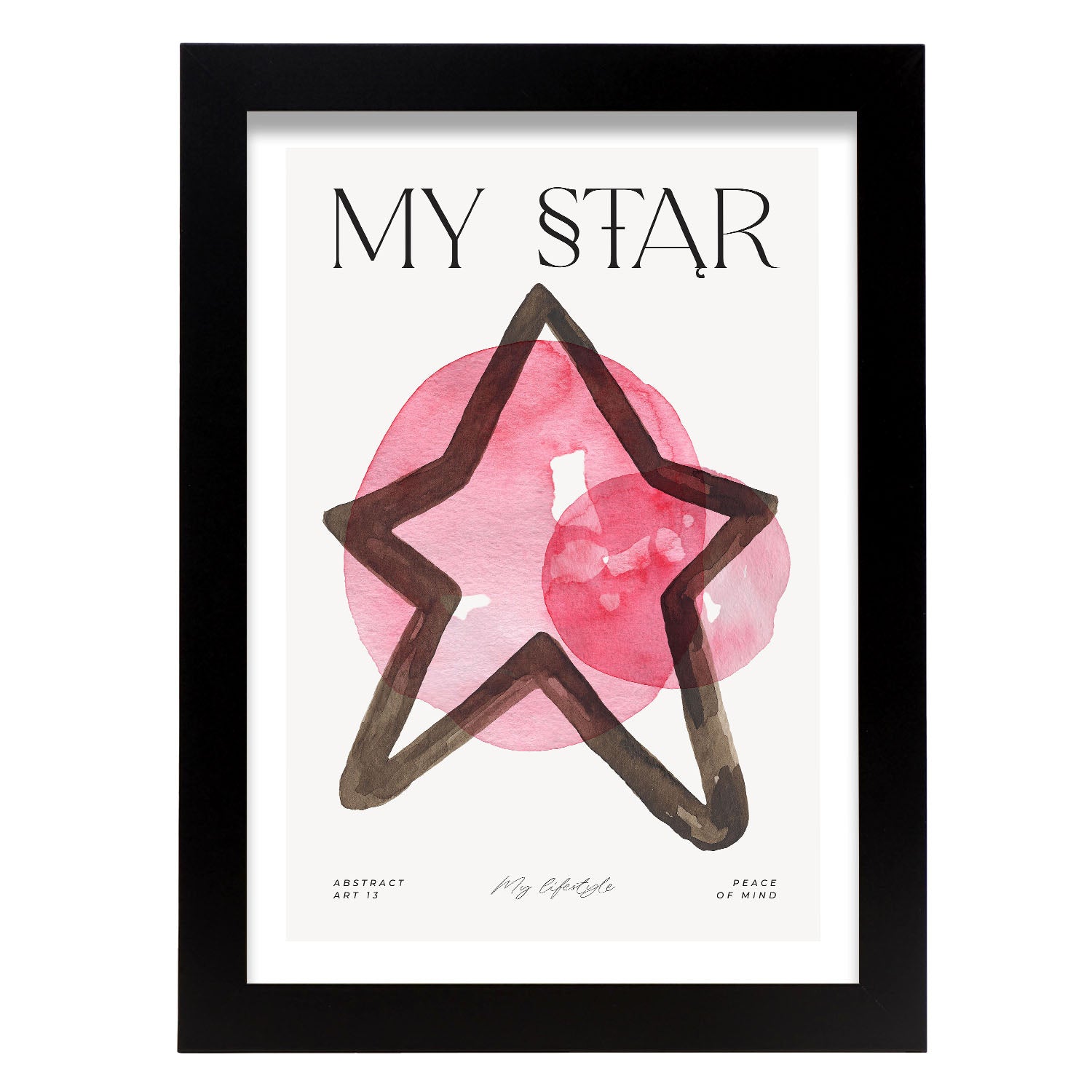 My star-Artwork-Nacnic-A4-Sin marco-Nacnic Estudio SL