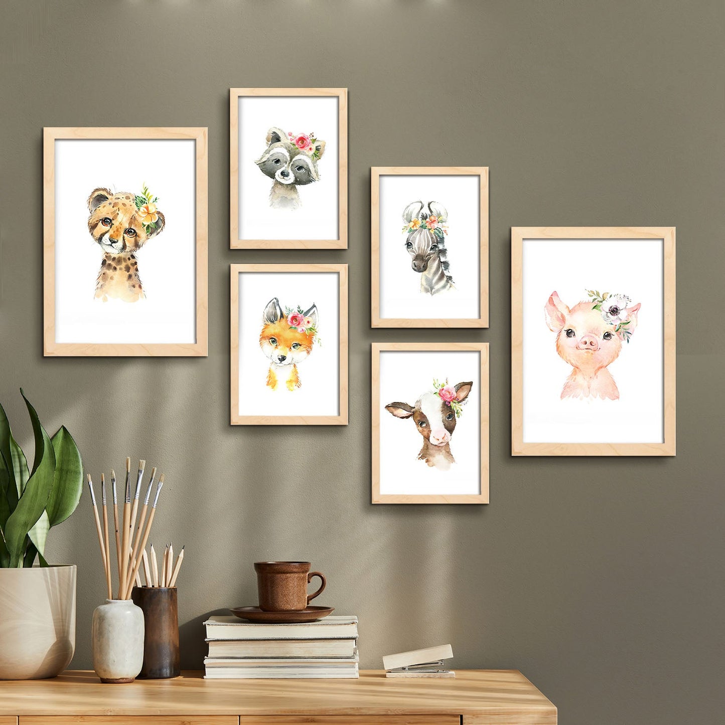 Laminas Nacnic Animales Flores Aesthetic