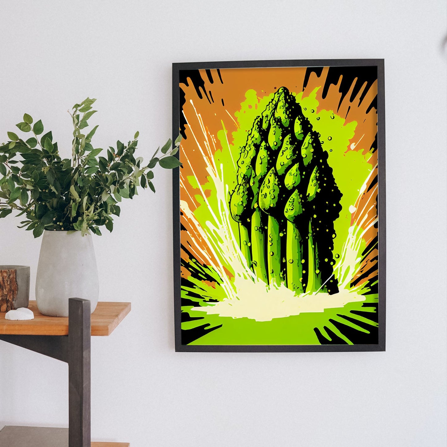 Lámina Nacnic Pop Art de Espárragos