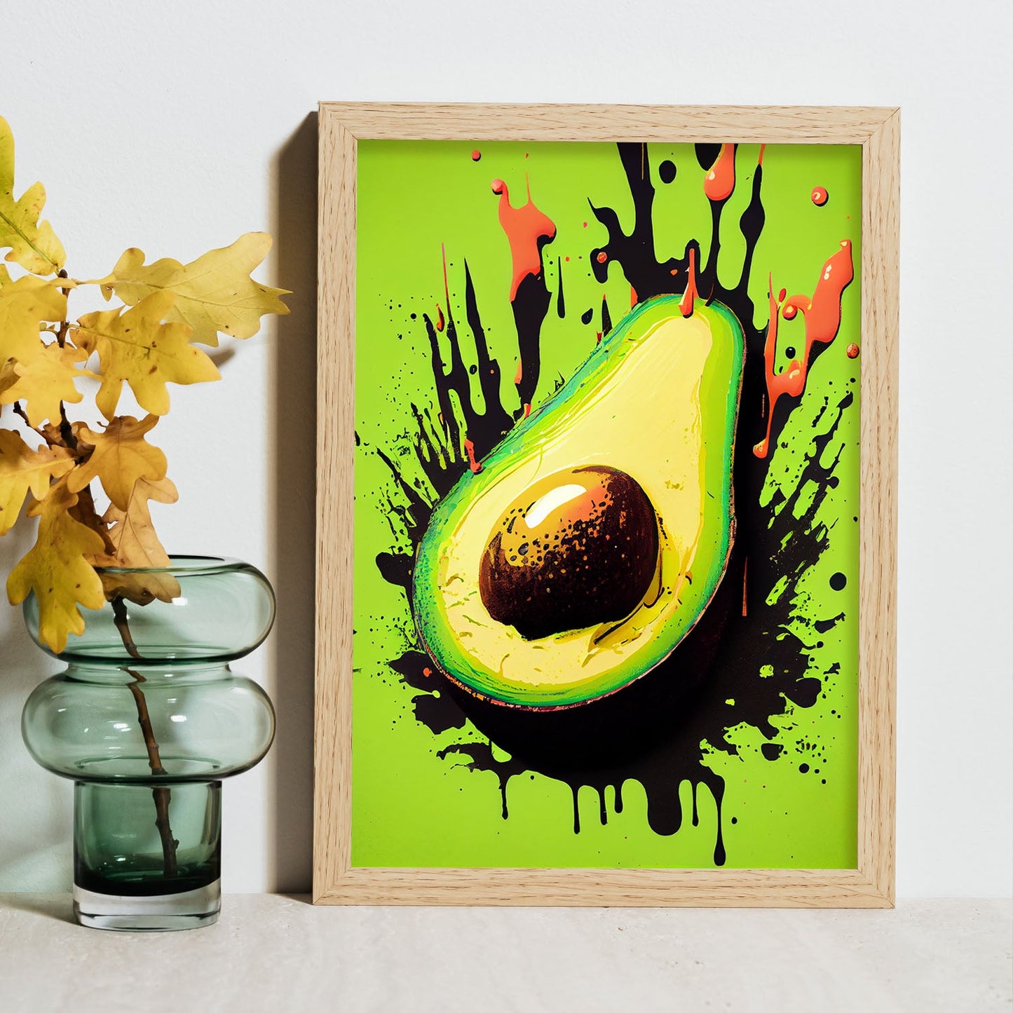 Lámina Pop Art de Aguacate Nacnic