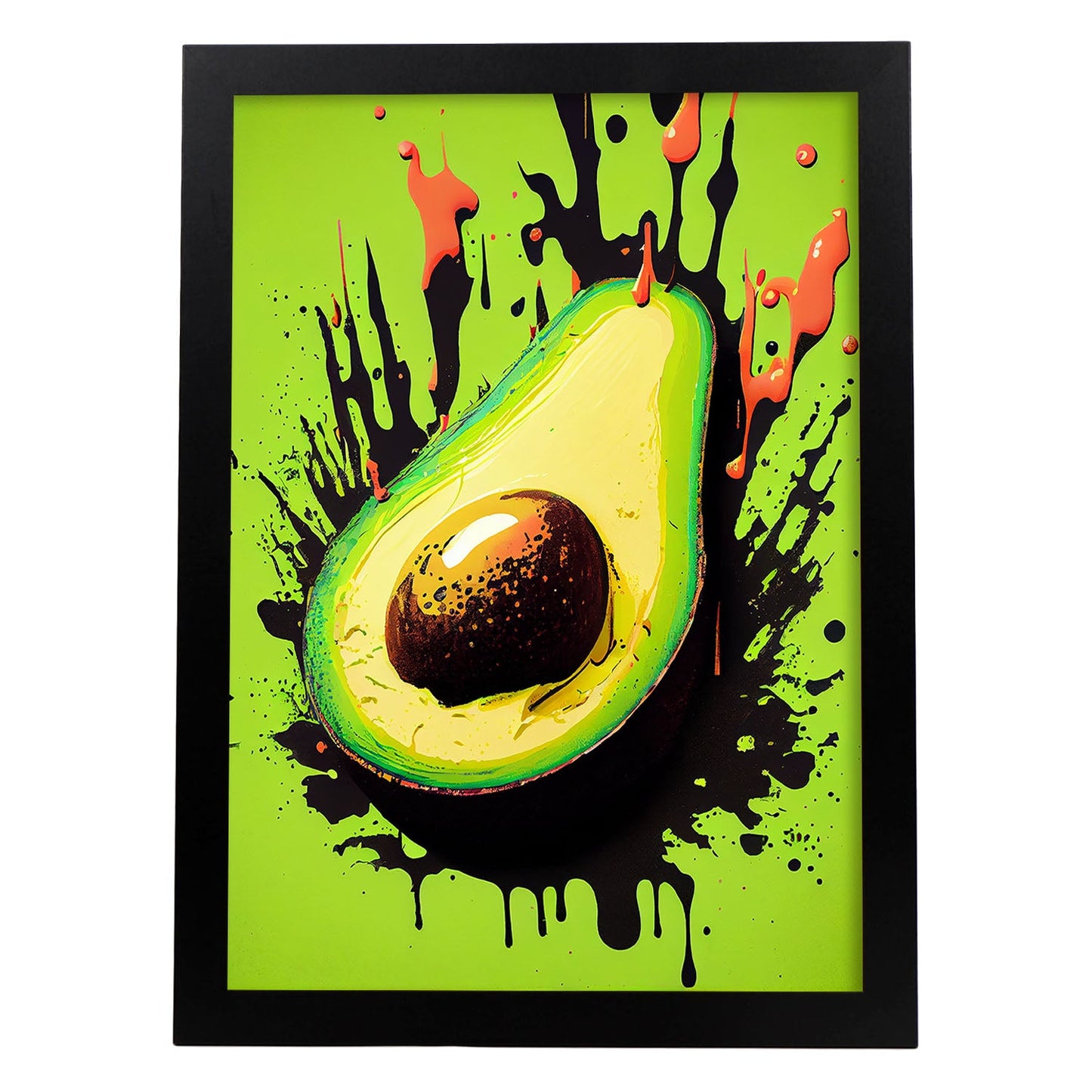 Lámina Pop Art de Aguacate Nacnic