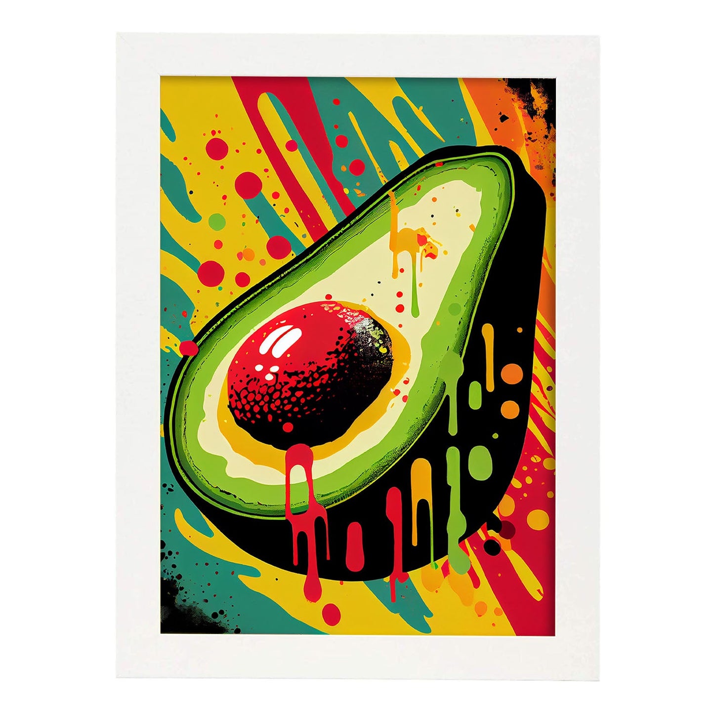 Lámina Nacnic Arte Pop Aguacate_3