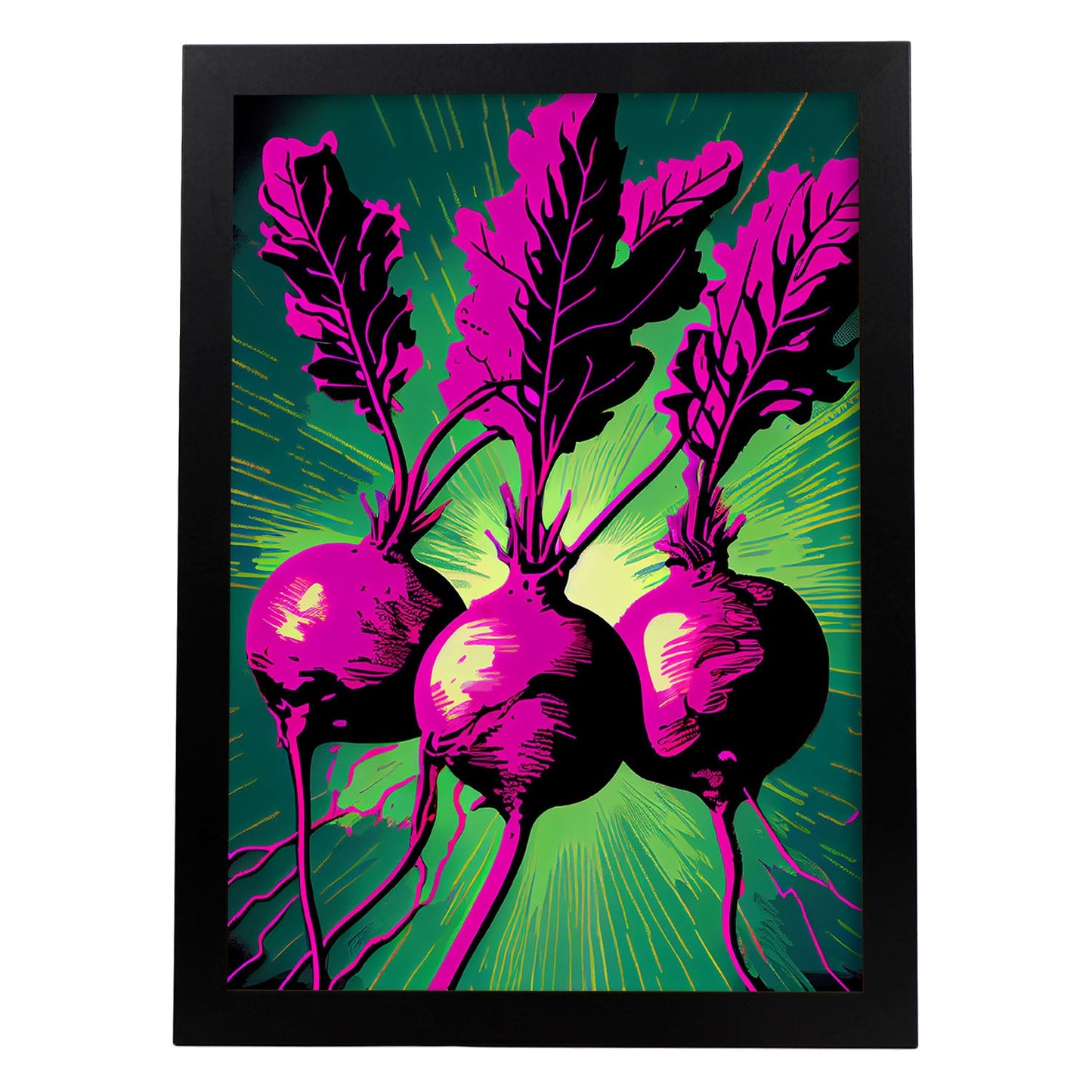 Lámina Nacnic Pop Art de Remolachas