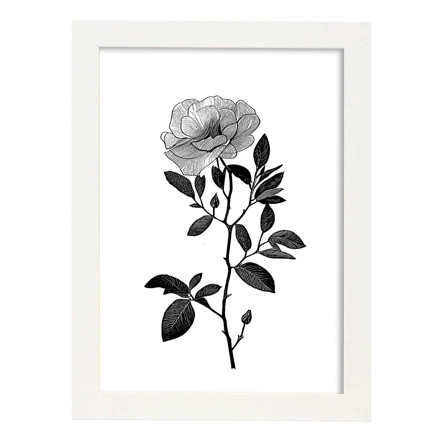 Nacnic Láminas de Arte Minimalista Camellia en Línea