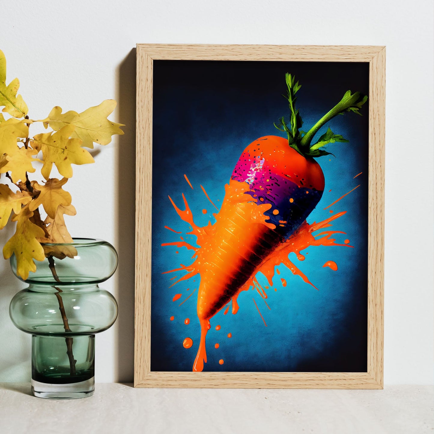 Nacnic Laminas de Arte Pop Zanahoria