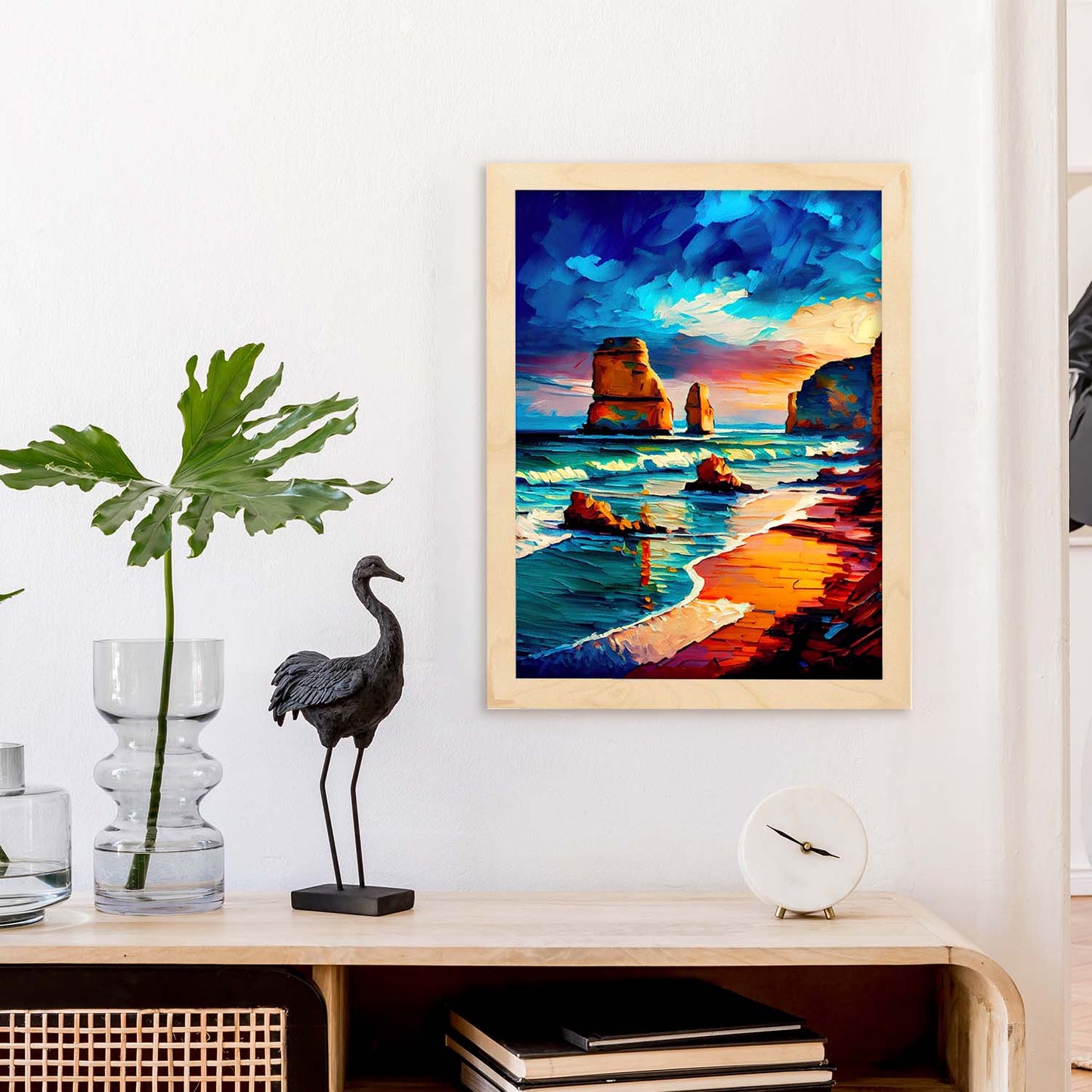 Nacnic doce apóstoles Great Ocean Road Victoria Australia. Estampados de arte de pared estético para el diseño de dormitorio o sala de estar.-Artwork-Nacnic-Nacnic Estudio SL