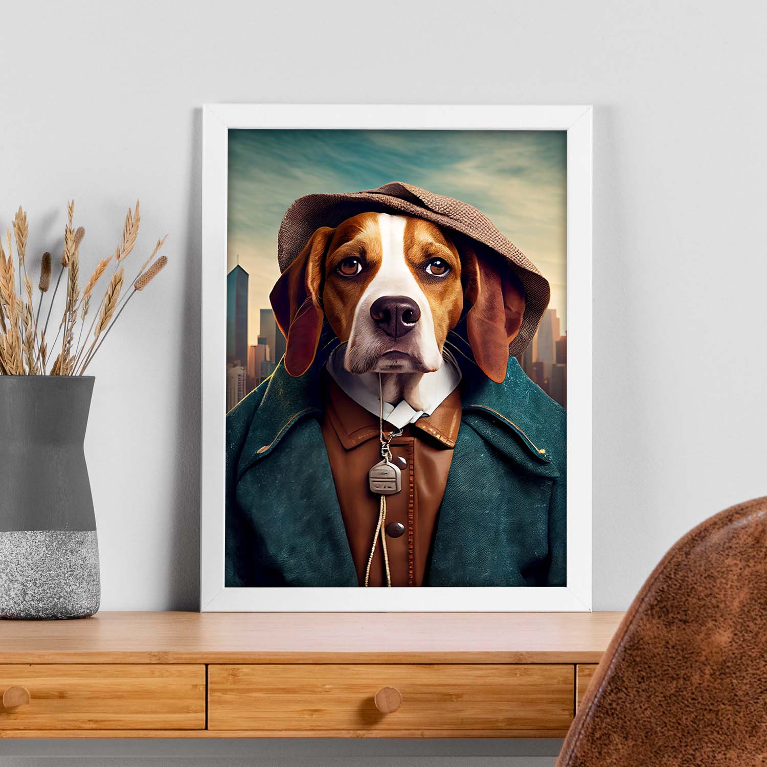 Nacnic Dog Beagle vestido con de ropa humana. Estampados – Nacnic SL