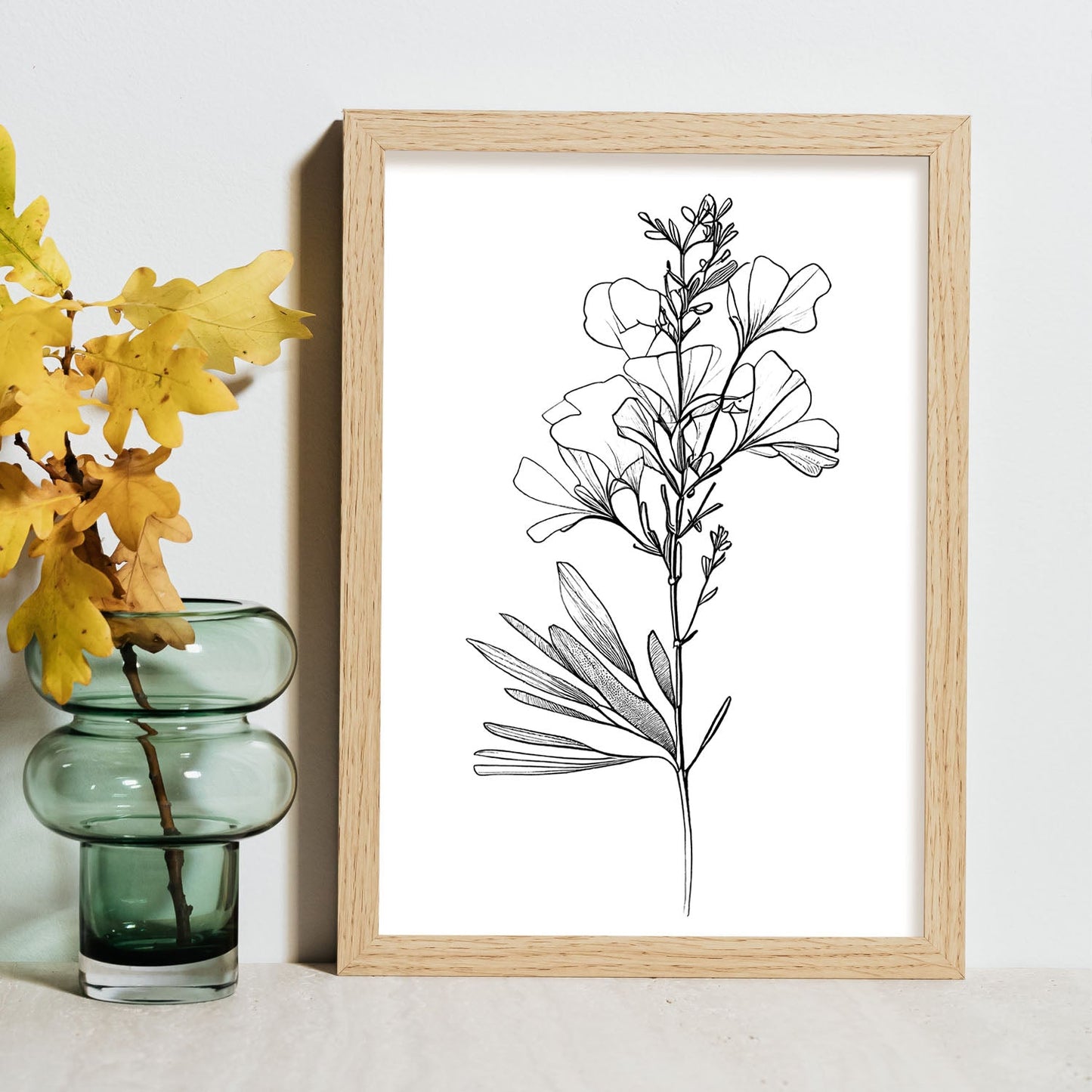 Laminas Nacnic de Arte Minimalista Freesia