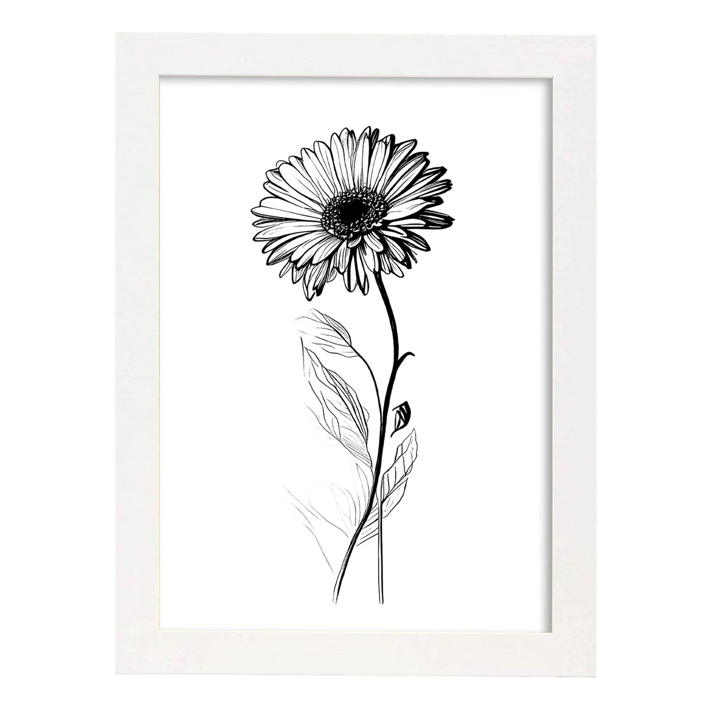 Nacnic Láminas de Arte Minimalista Gerbera_2
