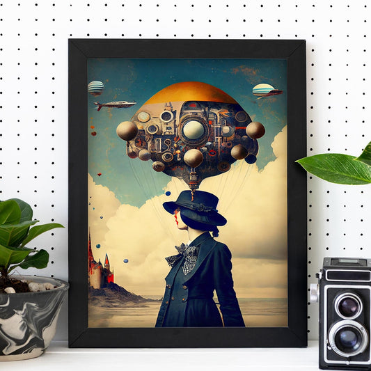 Nacnic hay infinitas posibilidades vintage extrañas 109. estampados de arte de pared estético para el diseño de dormitorio o sala de estar.-Artwork-Nacnic-Nacnic Estudio SL