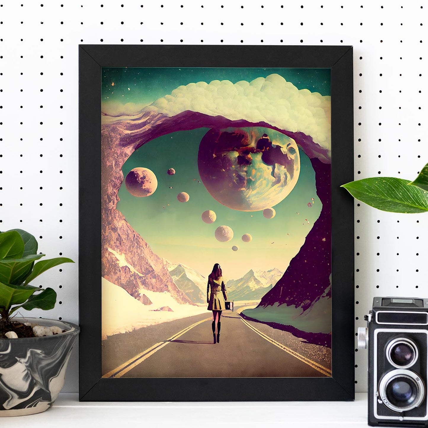 Nacnic hay infinitas posibilidades vintage extrañas 129. estampados de arte de pared estético para el diseño de dormitorio o sala de estar.-Artwork-Nacnic-Nacnic Estudio SL