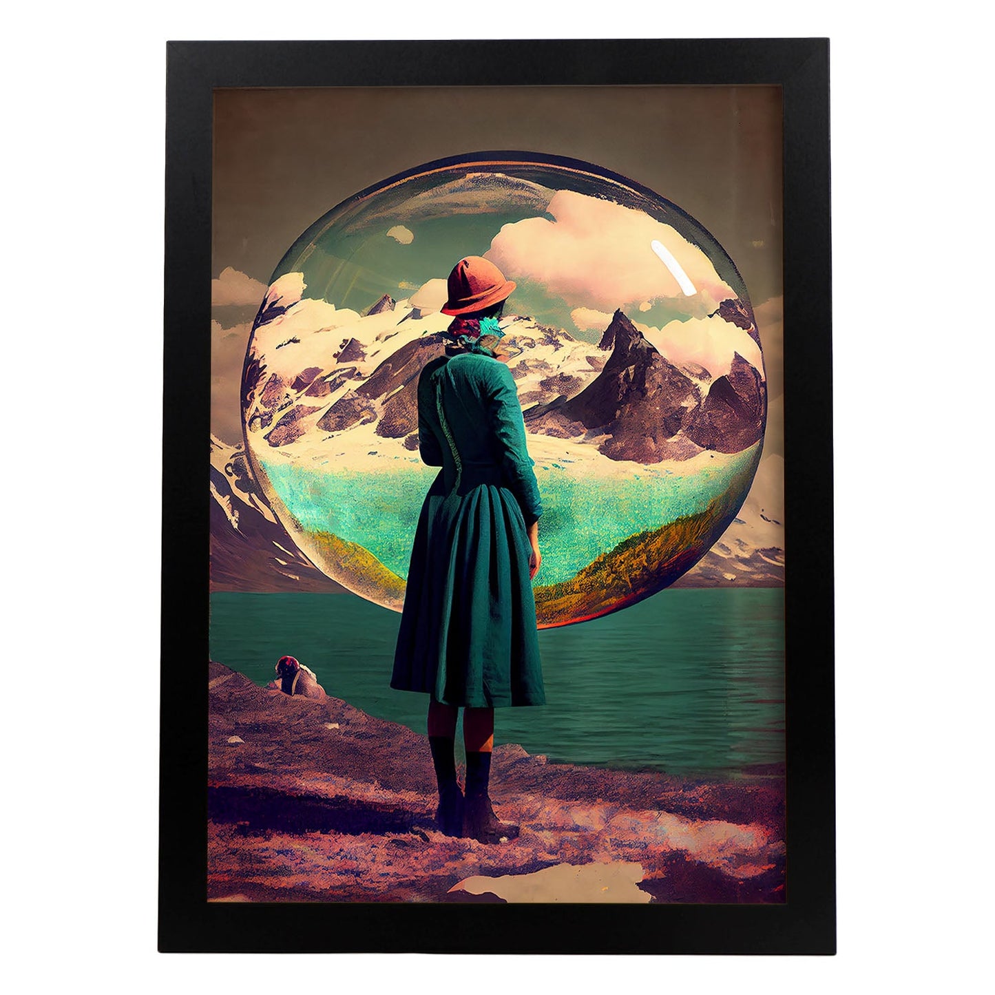 Nacnic hay infinitas posibilidades vintage extrañas 137. estampados de arte estético de pared para el diseño de dormitorio o sala de estar.-Artwork-Nacnic-A4-Sin marco-Nacnic Estudio SL