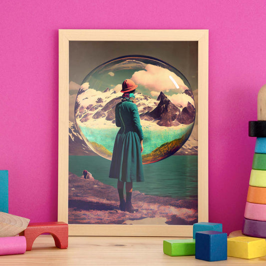 Nacnic hay infinitas posibilidades vintage extrañas 137. estampados de arte estético de pared para el diseño de dormitorio o sala de estar.-Artwork-Nacnic-Nacnic Estudio SL