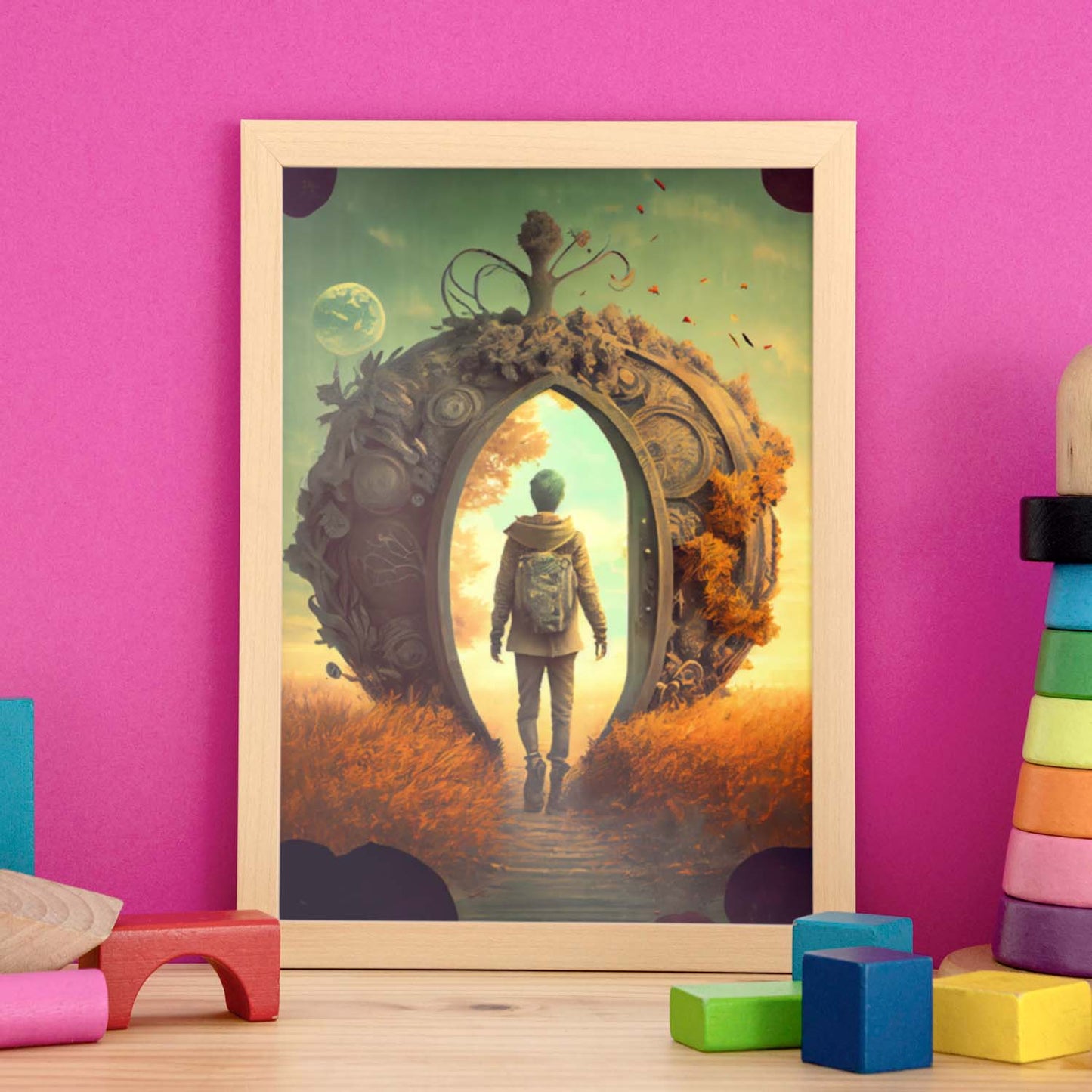 Nacnic hay infinitas posibilidades vintage extrañas 140. estampados de arte estético de pared para el diseño de dormitorio o sala de estar.-Artwork-Nacnic-Nacnic Estudio SL