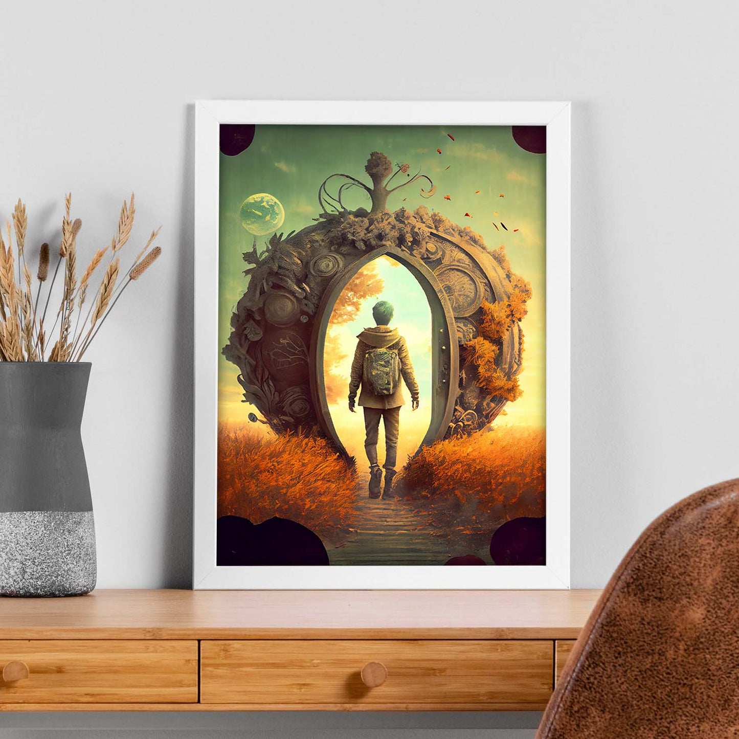 Nacnic hay infinitas posibilidades vintage extrañas 140. estampados de arte estético de pared para el diseño de dormitorio o sala de estar.-Artwork-Nacnic-Nacnic Estudio SL