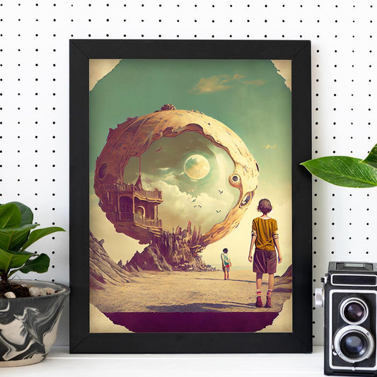 Nacnic hay infinitas posibilidades vintage extrañas 147. estampados de arte de pared estético para el diseño de dormitorio o sala de estar.-Artwork-Nacnic-Nacnic Estudio SL