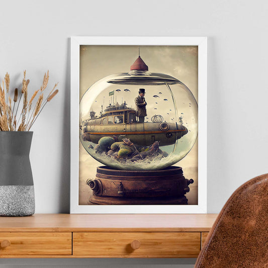 Nacnic hay infinitas posibilidades vintage extrañas 150. estampados de arte estético de pared para el diseño de dormitorio o sala de estar.-Artwork-Nacnic-Nacnic Estudio SL