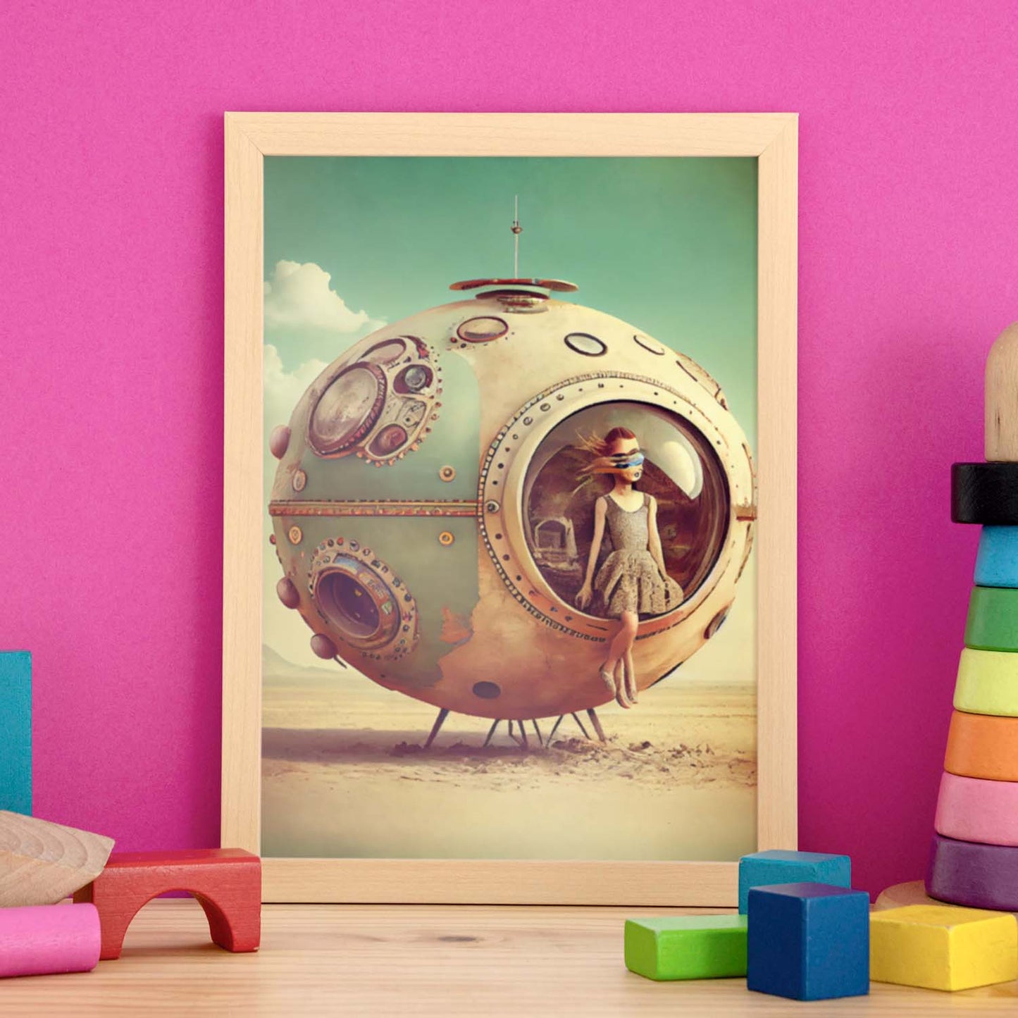 Nacnic hay infinitas posibilidades vintage extrañas 154. estampados de arte de pared estético para el diseño de dormitorio o sala de estar.-Artwork-Nacnic-Nacnic Estudio SL