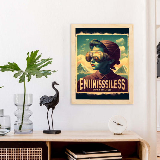 Nacnic hay infinitas posibilidades vintage extrañas 179. estampados de arte de pared estético para el diseño de dormitorio o sala de estar.-Artwork-Nacnic-Nacnic Estudio SL