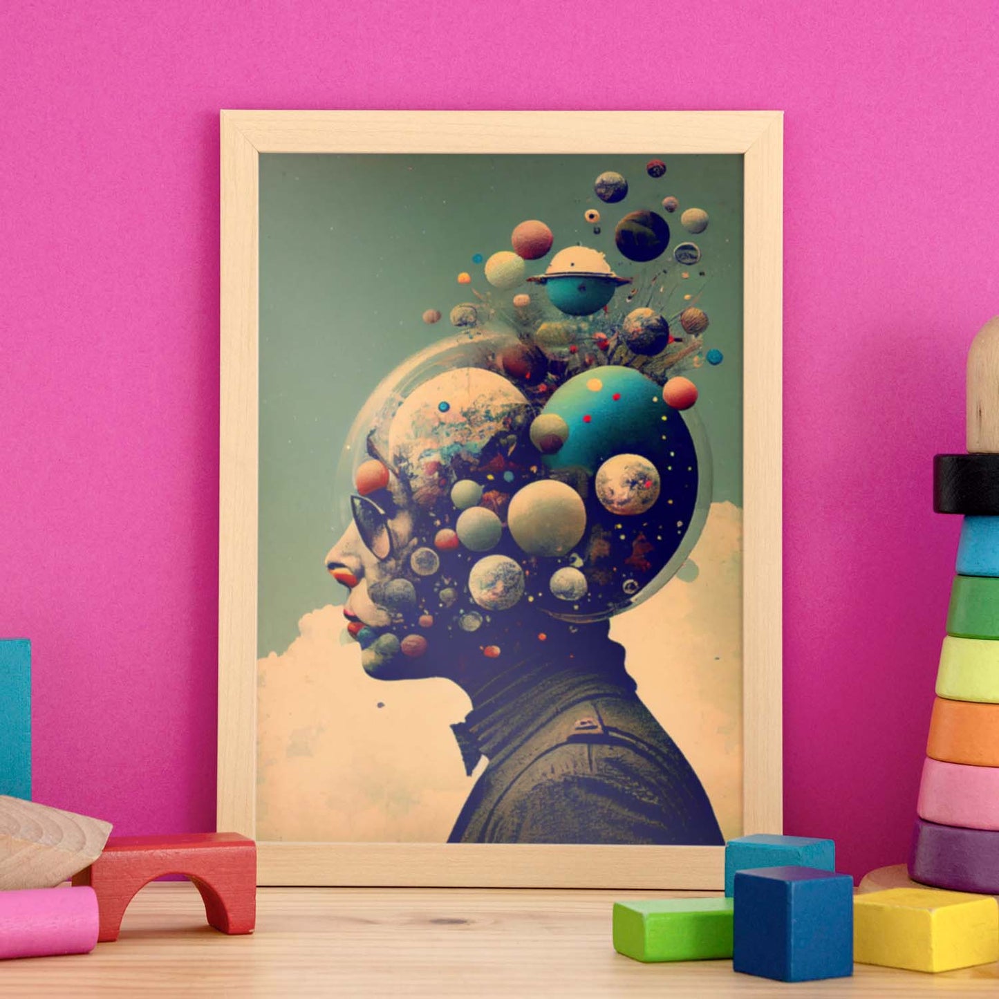 Nacnic hay infinitas posibilidades vintage extrañas 237. estampados de arte de pared estético para el diseño de dormitorio o sala de estar.-Artwork-Nacnic-Nacnic Estudio SL