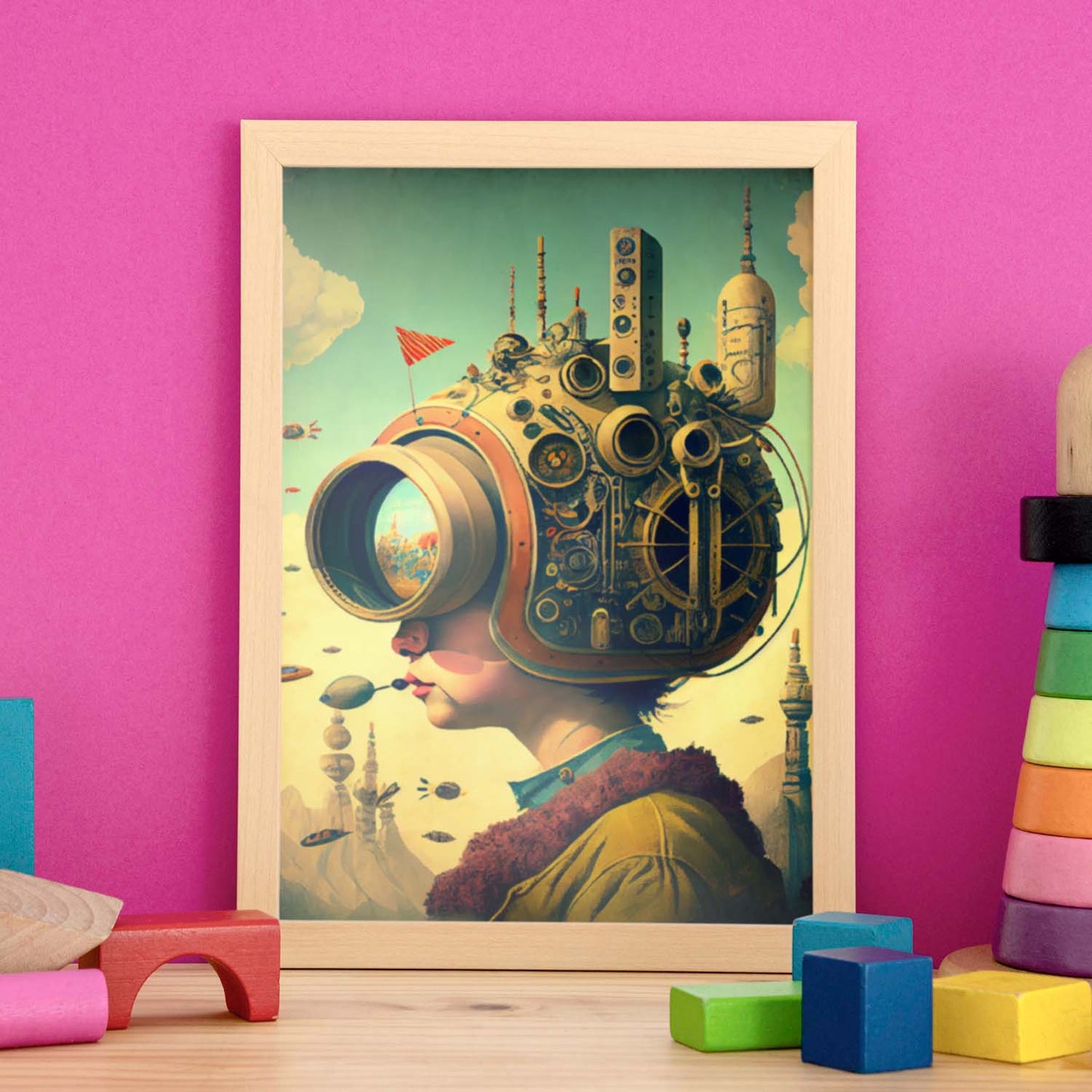 Nacnic hay infinitas posibilidades vintage extrañas 240. estampados de arte estético de pared para el diseño de dormitorio o sala de estar.-Artwork-Nacnic-Nacnic Estudio SL