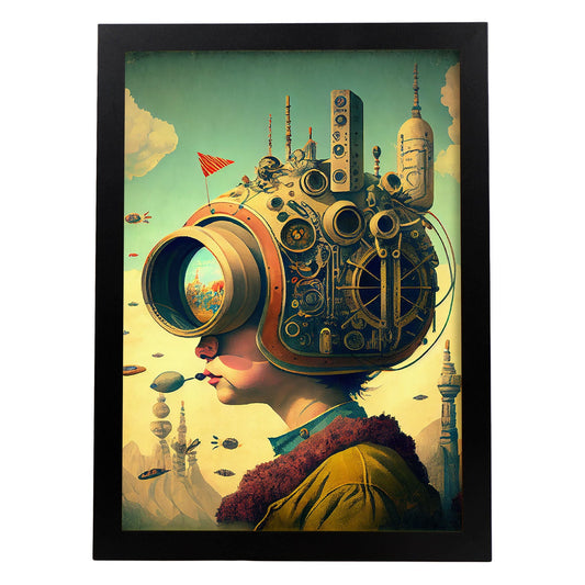 Nacnic hay infinitas posibilidades vintage extrañas 240. estampados de arte estético de pared para el diseño de dormitorio o sala de estar.-Artwork-Nacnic-A4-Sin marco-Nacnic Estudio SL