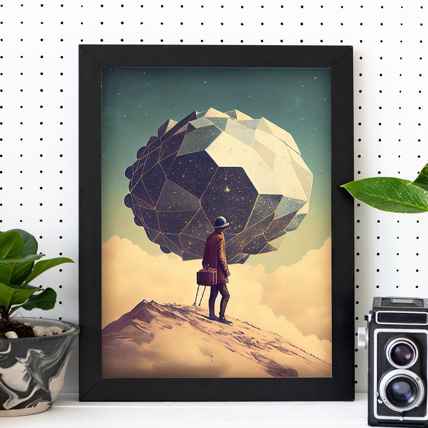 Nacnic hay infinitas posibilidades vintage extrañas 255. estampados de arte de pared estético para el diseño de dormitorio o sala de estar.-Artwork-Nacnic-Nacnic Estudio SL