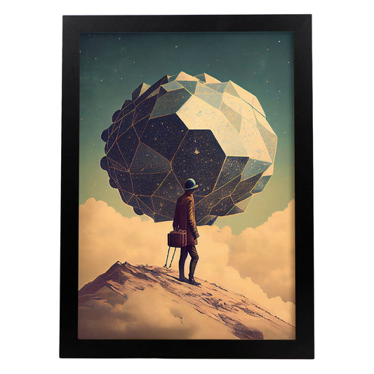 Nacnic hay infinitas posibilidades vintage extrañas 255. estampados de arte de pared estético para el diseño de dormitorio o sala de estar.-Artwork-Nacnic-A4-Sin marco-Nacnic Estudio SL