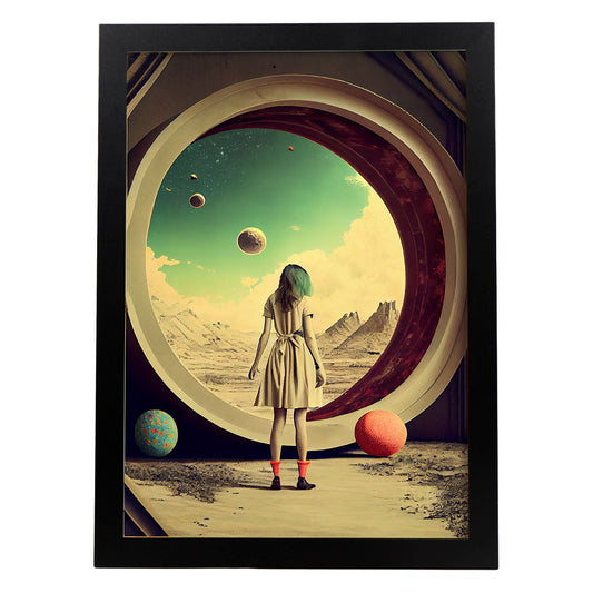 Nacnic hay infinitas posibilidades vintage extrañas 35. estampados de arte de pared estético para el diseño de dormitorio o sala de estar.-Artwork-Nacnic-A4-Sin marco-Nacnic Estudio SL