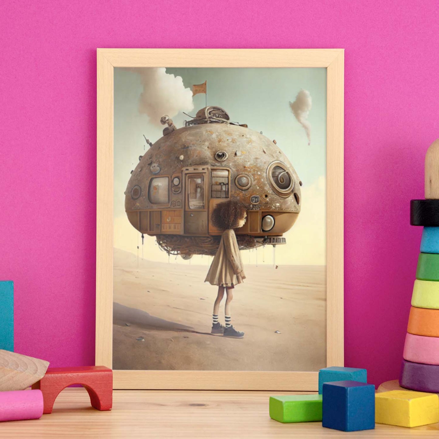 Nacnic hay infinitas posibilidades vintage extrañas 55. estampados de arte de pared estético para el diseño de dormitorio o sala de estar.-Artwork-Nacnic-Nacnic Estudio SL