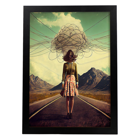 Nacnic hay infinitas posibilidades vintage extrañas 95. estampados de arte de pared estético para el diseño de dormitorio o sala de estar.-Artwork-Nacnic-A4-Sin marco-Nacnic Estudio SL
