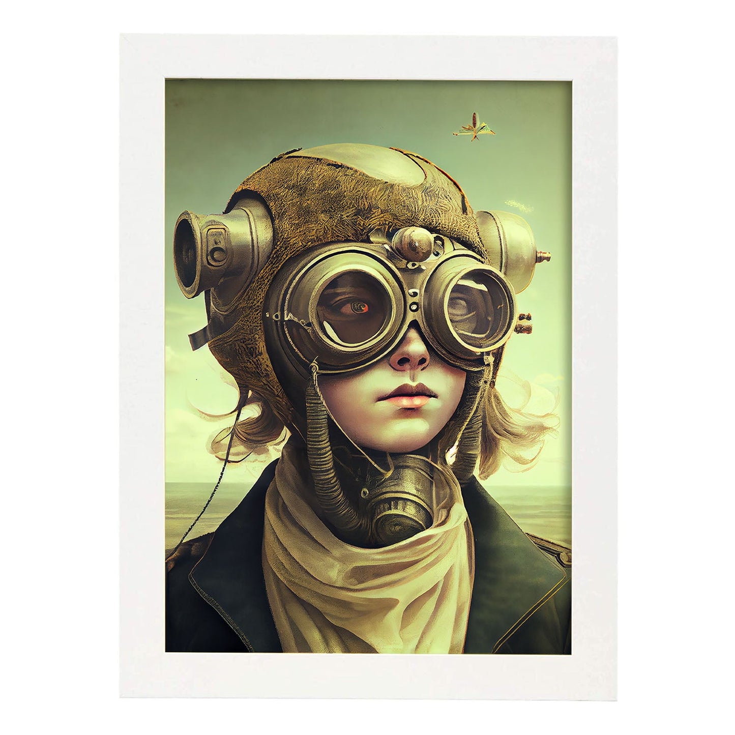 Nacnic hay infinitas posibilidades vintage rara 243. estampados de arte de pared estético para el diseño de dormitorio o sala de estar.-Artwork-Nacnic-A4-Marco Blanco-Nacnic Estudio SL