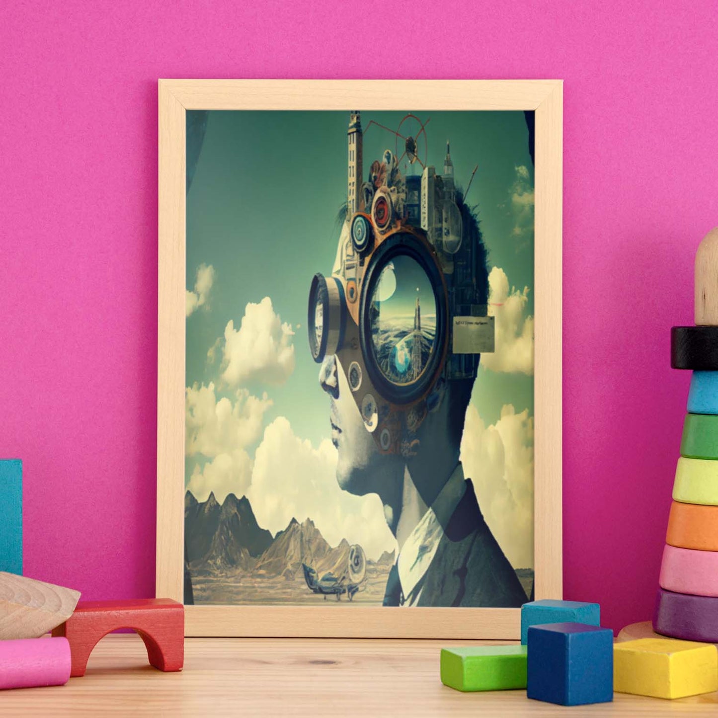 Nacnic hay infinitas posibilidades Vintage Weird 70. estampados de arte estético de pared para el diseño de dormitorio o sala de estar.-Artwork-Nacnic-Nacnic Estudio SL