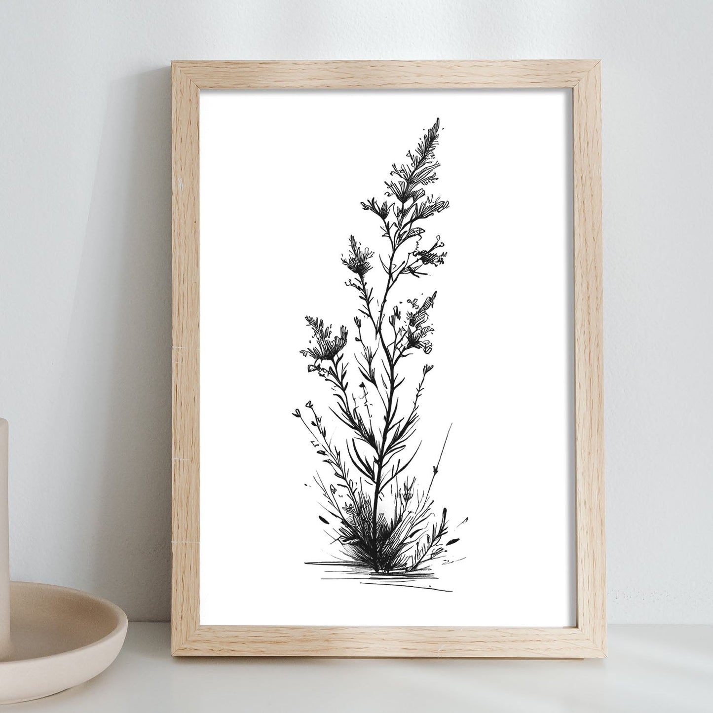 Nacnic Laminas Minimalistas de Línea de Brezo