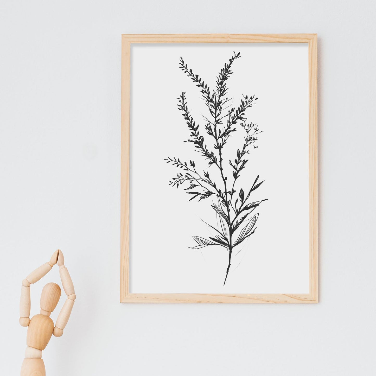 Nacnic Lámina Minimalista de Arte Líneo Heather_3