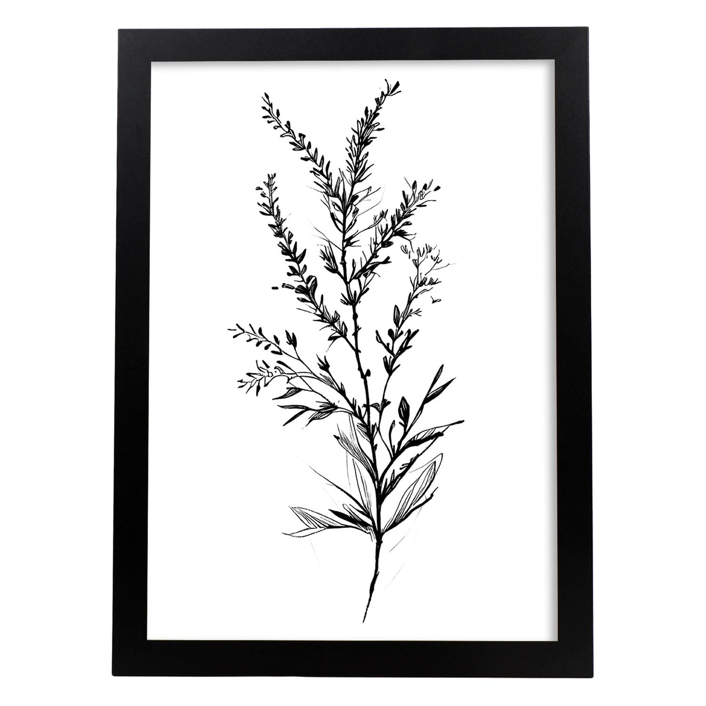 Nacnic Lámina Minimalista de Arte Líneo Heather_3