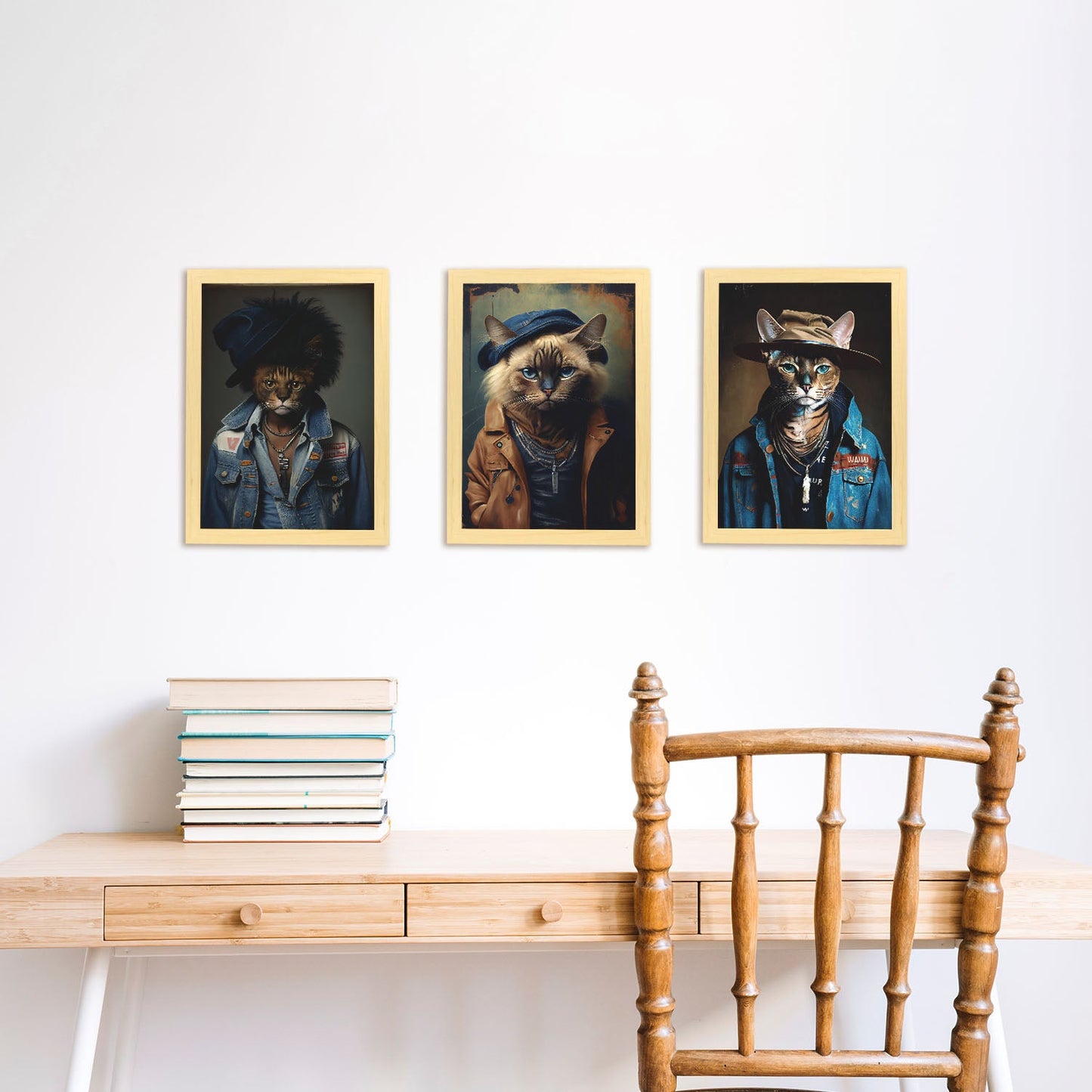Nacnic Human Animal Cat Havana Munchkin. Estampados de arte de pared estético para el diseño de dormitorio o sala de estar-Artwork-Nacnic-Nacnic Estudio SL