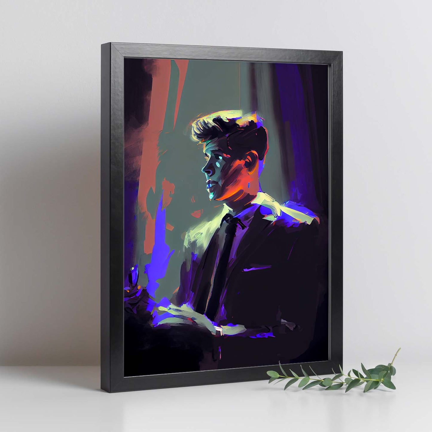Nacnic John F. Kennedy Speaking Pixar Style Dynamic Figura.-Artwork-Nacnic-Nacnic Estudio SL