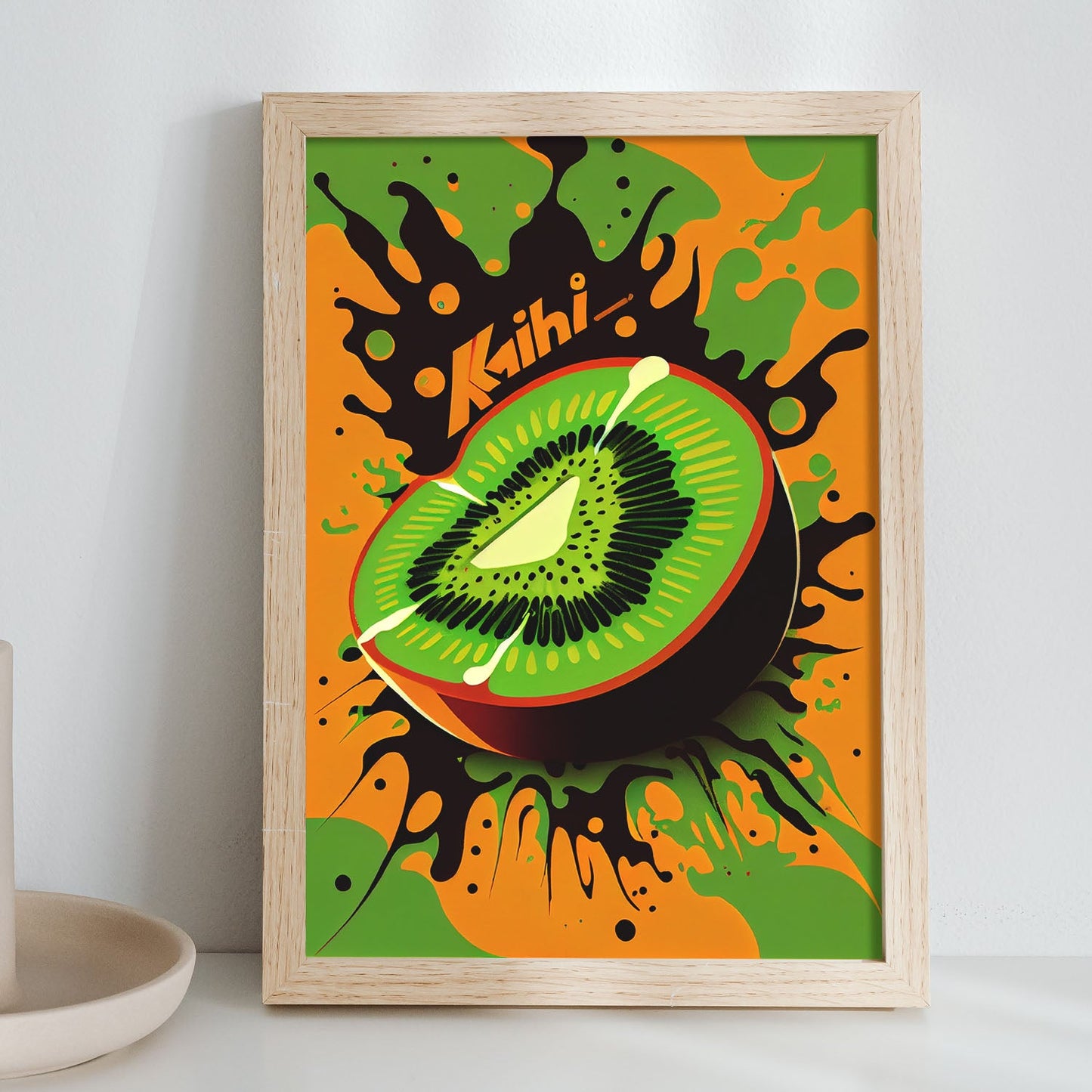 Lamina Pop Art Kiwi Nacnic