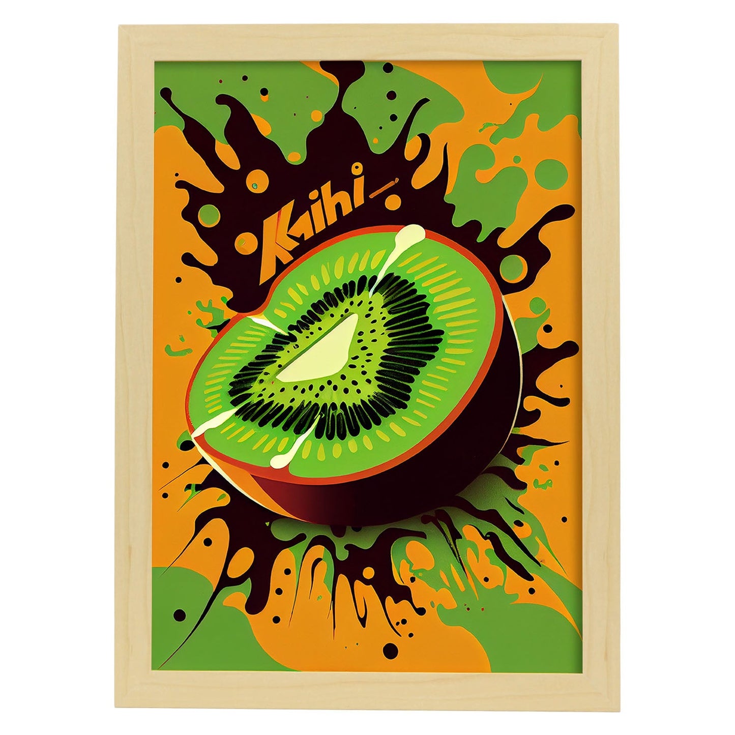 Lamina Pop Art Kiwi Nacnic